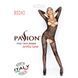 Бодістокінг Passion BS040 black, комбінезон з відкритими грудьми, Черный