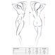 Боді BRIDA BODY black XXL/XXXL - Passion Exclusive, Черный