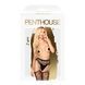 Колготки з імітацією панчох на підв'язках Penthouse - Special Extra Black XL, Черный