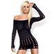 Сукня Obsessive Rocker з перфорацією, чорна, S/M/L