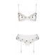 Сексуальный комплект с поясом для чулок LOVELIA SET white XXL/XXXL - Passion