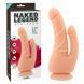 CH53897 фалоімітатор подвійний на присоску беж Chisa Naked Legend Stripper 8.5