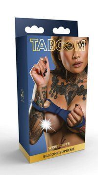 Силіконові наручники на зап'ястя Taboom Silicone Supreme, синій