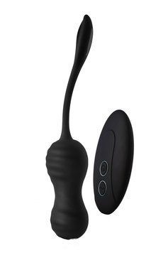 Віброяйце з пультом керування Dream Toys Dark Desires Virginia чорний, 18.6 х 3.5 см