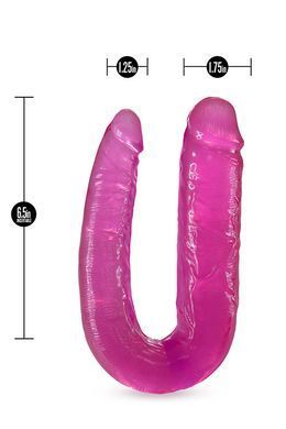 Двойной фаллоимитатор B YOURS DOUBLE HEADED DILDO PINK