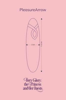 Минивибратор FairyGasm PleasureArrow violet