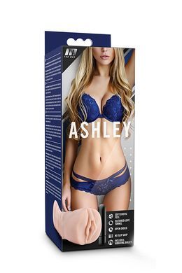 Мастурбатор-вагина с вибрацией M FOR MEN ASHLEY VANILLA