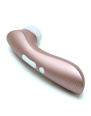 Вакуумный клиторальный стимулятор Satisfyer Pro 2+ Vibration с вибрацией, Золотистый