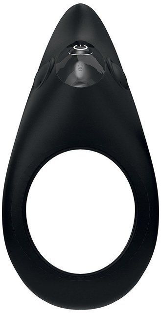 Эрекционное виброкольцо Love To Love WONDER RING с мегастимулятором клитора, перезаряжаемое, Черный