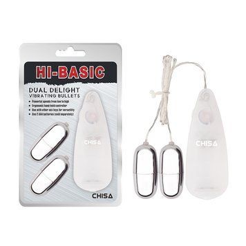 CH08510 віброяйце на пульті управління 2 шт. Chisa Hi-Basic Dual Delight Vibrating B