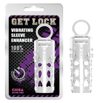 Насадка Chisa-&nbsp;Vibrating&nbsp;Sleeve&nbsp;Enhancer&nbsp;Clear