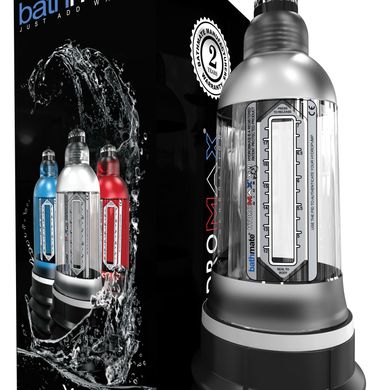 Гідропомпа Bathmate Hydromax 7 WideBoyClear (X30) для члена довжиною від 12,5 до 18 см, діаметр до 5, Прозрачный