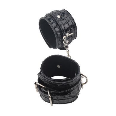 Легінси Chisa BEHAVE LUXURY FETISH Surrender ankle restraints, Черный