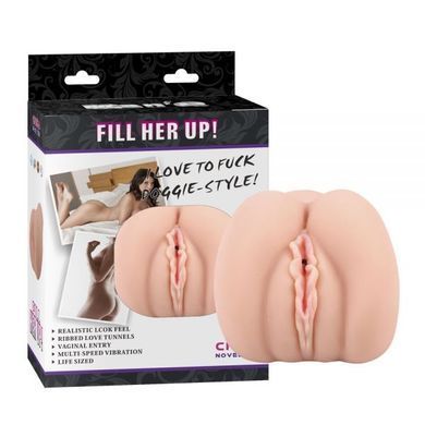 Вагина&nbsp;с&nbsp;вибрацией&nbsp;киберкожа Chisa Man'Q&nbsp;Fill&nbsp;Her&nbsp;Up