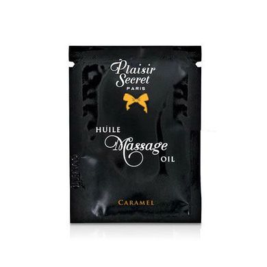 Пробник масажної олії Plaisirs Secrets Caramel (3 мл)