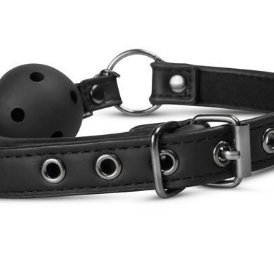 Кляп&nbsp;с&nbsp;зажимами&nbsp;на&nbsp;соски&nbsp;Open&nbsp;Ball&nbsp;Gag&nbsp;With&nbsp;Nipple&nbsp;Clamps, Черный