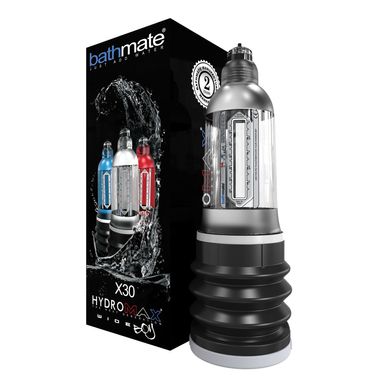 Гидропомпа Bathmate Hydromax 7 WideBoyClear (X30) для члена длиной от 12,5 до 18см, диаметр до 5,5см, Прозрачный