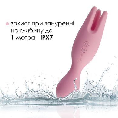 Двойной вибратор для чувствительных зон Svakom Nymph Pale Pink