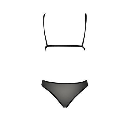 (SALE) Боди монокини под латекс JOANA BODY black L/XL Passion, Черный