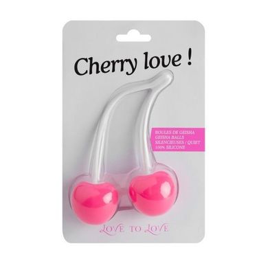 Вагинальные шарики Love To Love CHERRY LOVE, диаметр 3,5см, вес 77гр, Розовый