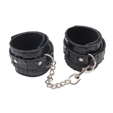 Легінси Chisa BEHAVE LUXURY FETISH Surrender ankle restraints, Черный
