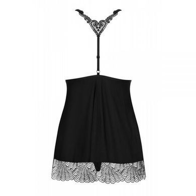 Бебідол Obsessive Chiccanta babydoll & thong black L/XL