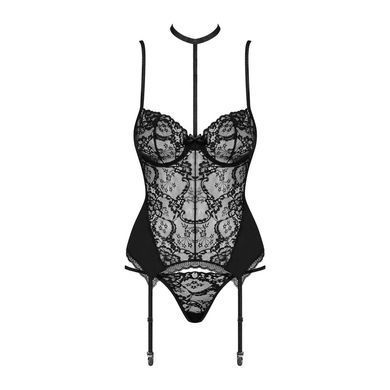 Комплект Obsessive Reneliai рубашка и стринги L/XL