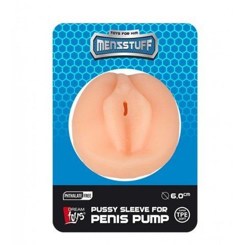 Насадка вагина для помпы MENZSTUFF PUSSY SLEEVE FOR PENIS PUMP