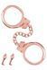 Наручники Fetish Tentation Premium Chick wrist cuffs in rose-gold metal