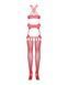 Комбинезон Obsessive Bodystocking G313 czerwony S/M/L