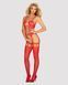 Комбинезон Obsessive Bodystocking G313 czerwony S/M/L