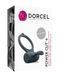 Эрекционное кольцо Dorcel Power Clit Plus с вибрацией, перезаряжаемое, с язычком со щеточкой, Черный
