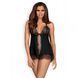 Бебідол Obsessive Chiccanta babydoll & thong black L/XL