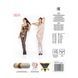 Бодістокінг Passion BS041 black, комбінезон, лямки на одне плече, Черный