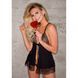 Бебідол Obsessive Chiccanta babydoll & thong black L/XL