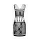Бодістокінг &mdash; мінісукня з метеликами Passion BS090 black