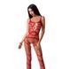 Бодістокінг Passion BS058 red, комбінезон, дуже повітряний, Червоний