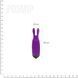 Вібропуля Adrien Lastic Pocket Vibe Rabbit Purple зі стимулюючими вушками, Фиолетовый