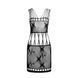 Бодістокінг &mdash; мінісукня з метеликами Passion BS090 black