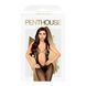 Бодістокінг із глибоким вирізом на спині Penthouse - Forbidden Fruit Black S/L, Черный