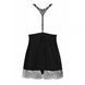 Бебідол Obsessive Chiccanta babydoll & thong black L/XL