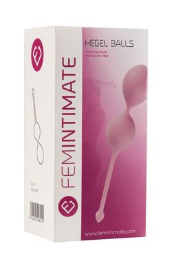 Вагинальные шарики Femintimate Kegel Balls, диаметр 3,5 см, масса 77 г, Розовый