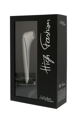 Люксовый вакуумный стимулятор Satisfyer Luxury High Fashion (вручную полированный алюминий), Серебристый