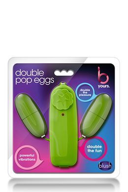 T330763 подвійне віброяйце B yours DOUBLE POP EGGS LIME