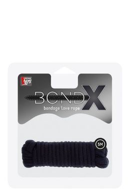 Веревка для бондажа BONDX LOVE ROPE - 5M, BLACK