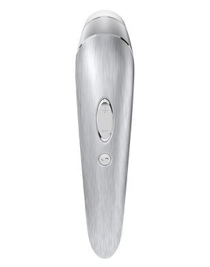 Люксовый вакуумный стимулятор Satisfyer Luxury High Fashion (вручную полированный алюминий), Серебристый