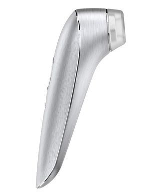 Люксовый вакуумный стимулятор Satisfyer Luxury High Fashion (вручную полированный алюминий), Серебристый