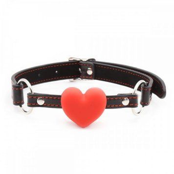 Кляп&nbsp;сердце Silicone Luxury Fetish