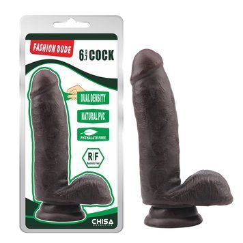 Фаллоимитатор&nbsp;коричневый Chisa&nbsp;Fashion&nbsp;Dude&nbsp;6.7&nbsp;Cock