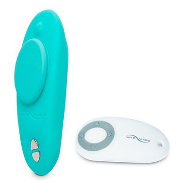 Смарт-вібратор у трусики We-Vibe Moxie Aqua з пультом ДК, Зелений